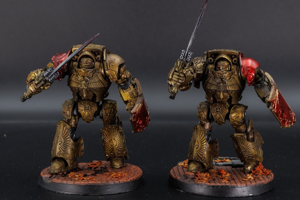 Horus Heresy Custodes Army Well Painted