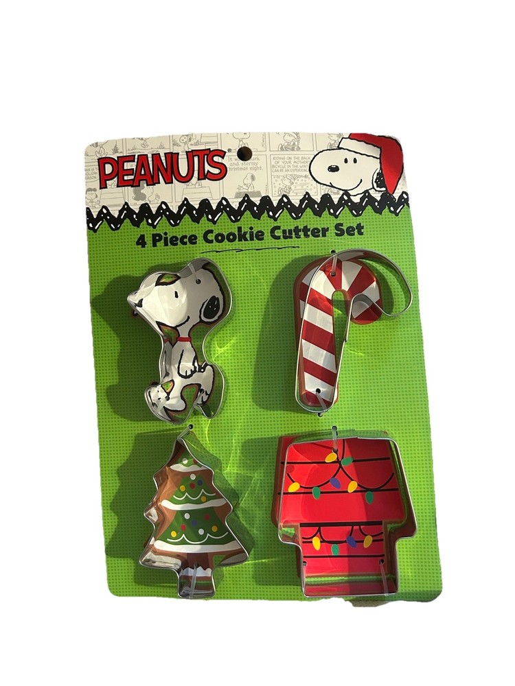 Peanuts 4 Piece Cookie Cutter Set