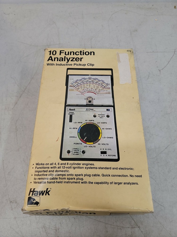 Hawk EZ Tune Diagnostic Analyzer 773. Performs More Than 25 Tests
