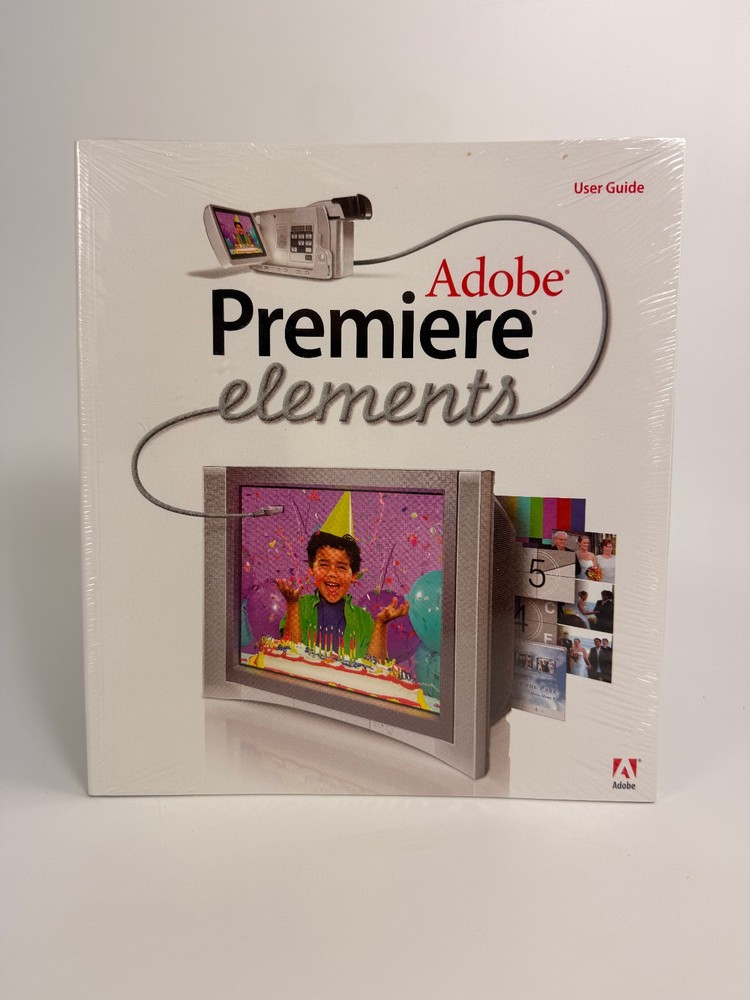 Adobe Premier Elements USER GUIDE BRAND NEW NEVER OPENED