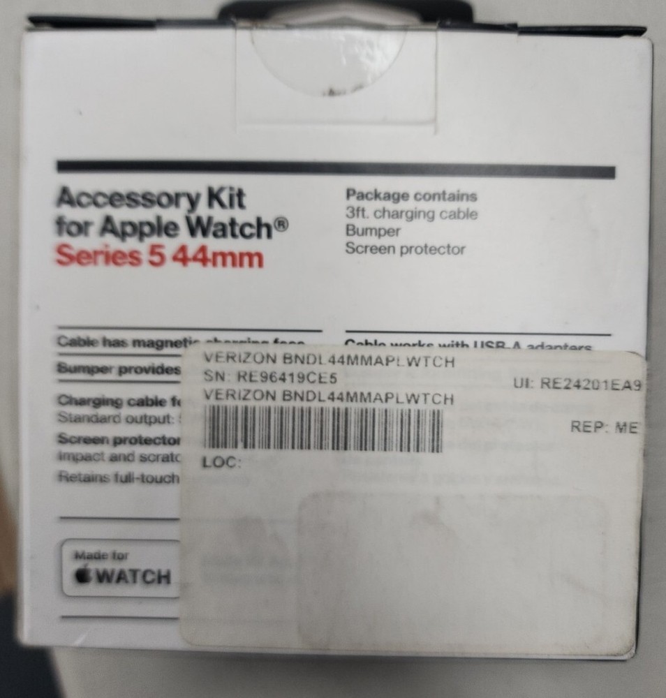 Verizon Accessory Bundle for Apple Watch Series 5 - 40mm sealed.