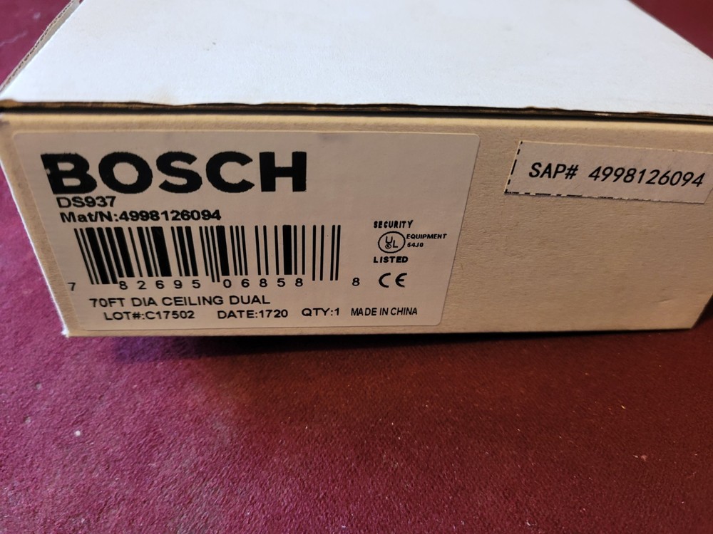 Bosch DS937 Ceiling Mount Motion Detector
