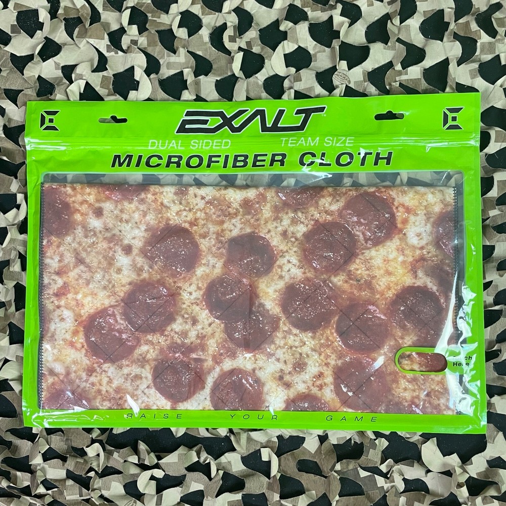 NEW Exalt Microfiber Team Goggle Cloth - Pepperoni Pizza