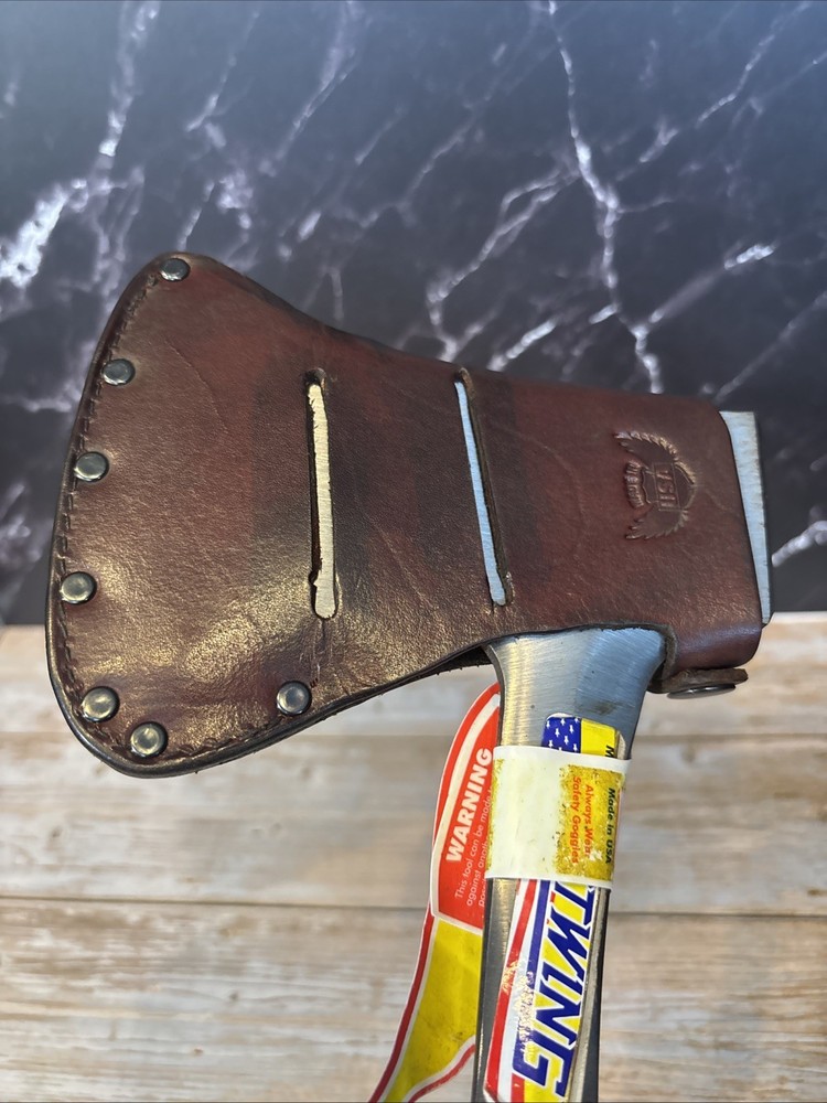 Estwing Leather Sheath for A Hatchet Original Pattern But BETTER. Sheath Only