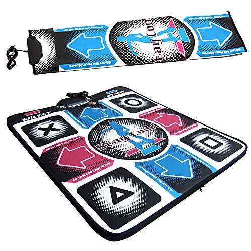 Non-Slip Dance Pad Dancing Mat, PC USB Dancing Mat Compatible for PC AV Video...