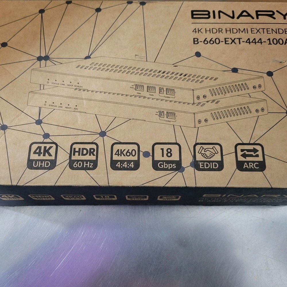 BINARY HDMI EXTENDER B-660-EXT-444-100AS Transmitter