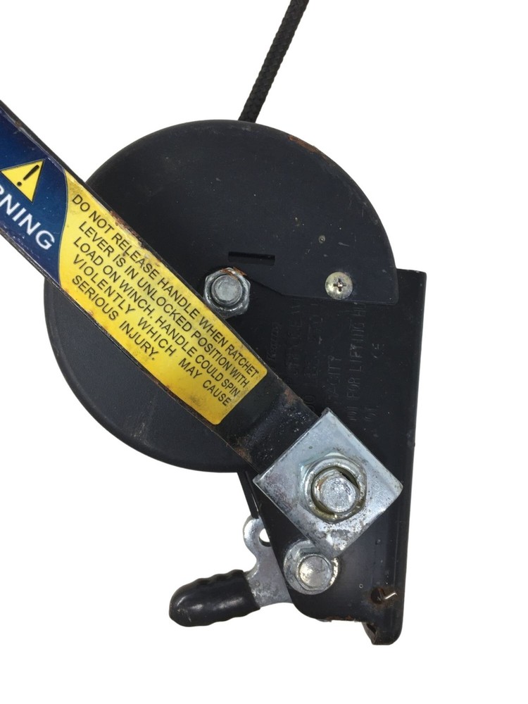 Black and Silver Jun Kaung All Purpose Ratchet Winch Puller