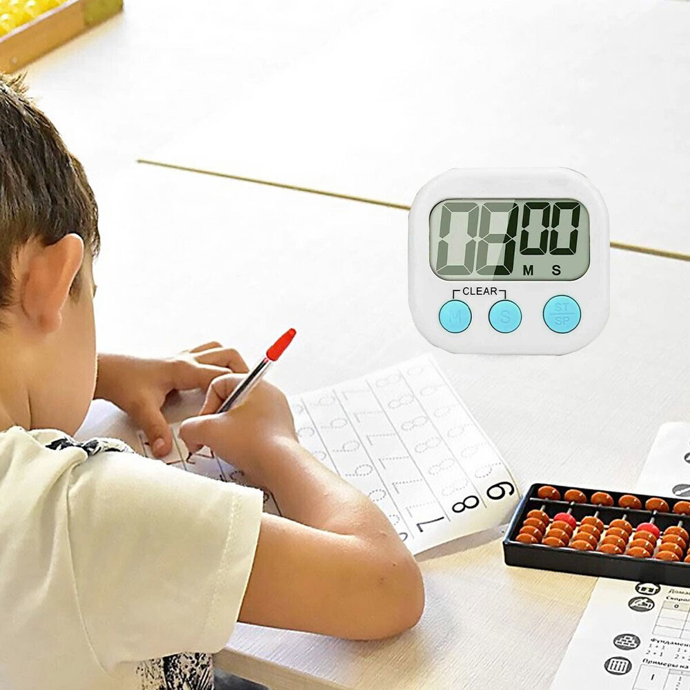 2 pack Timer Kitchen Study Work Exercise Excellent timing Reminder square timer