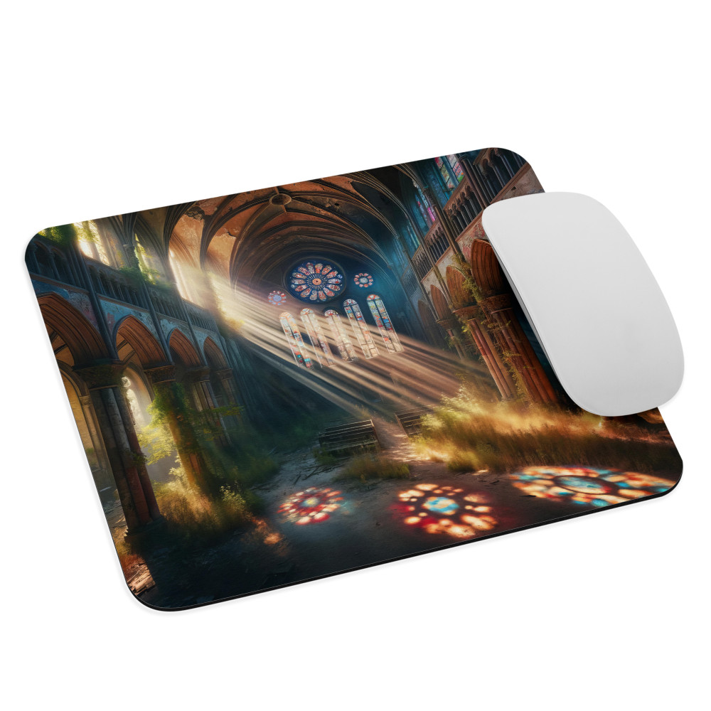 Lost Place Church Mouse Pad