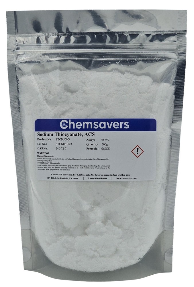 Sodium Thiocyanate, ACS, 98+%, 500g