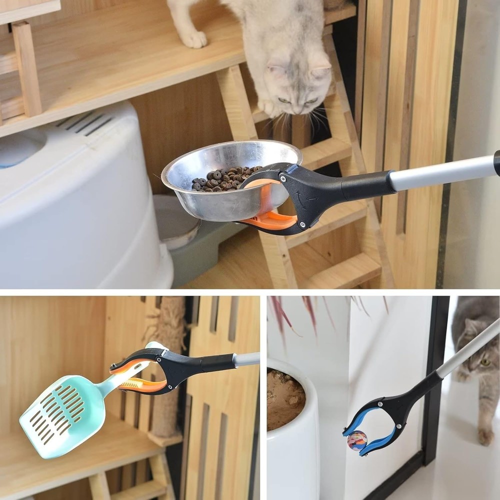 Foldable Grabber Tool with 360° Rotating Jaw