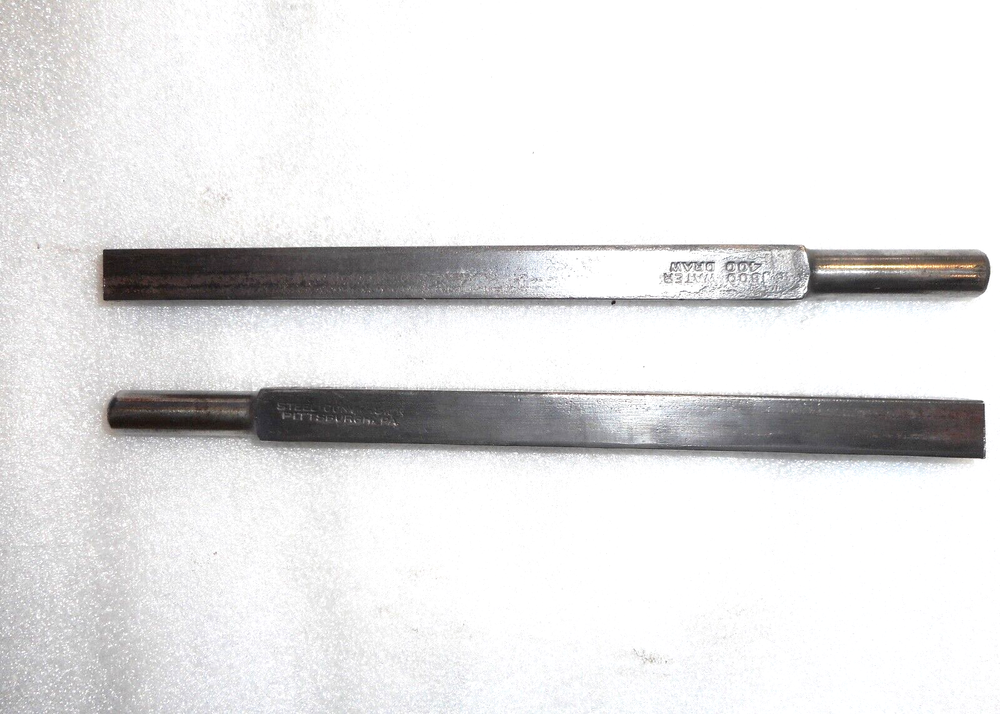 PNEUMATIC CHISEL BLANK, .498 SHANK, ALLOY STEEL, Blacksmith Ready