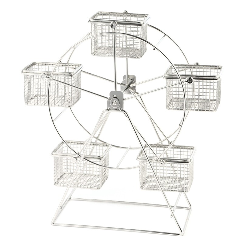 Rack Ferris-Wheel Design Tableware Rotatable Cupcake Holder Decoration Gift