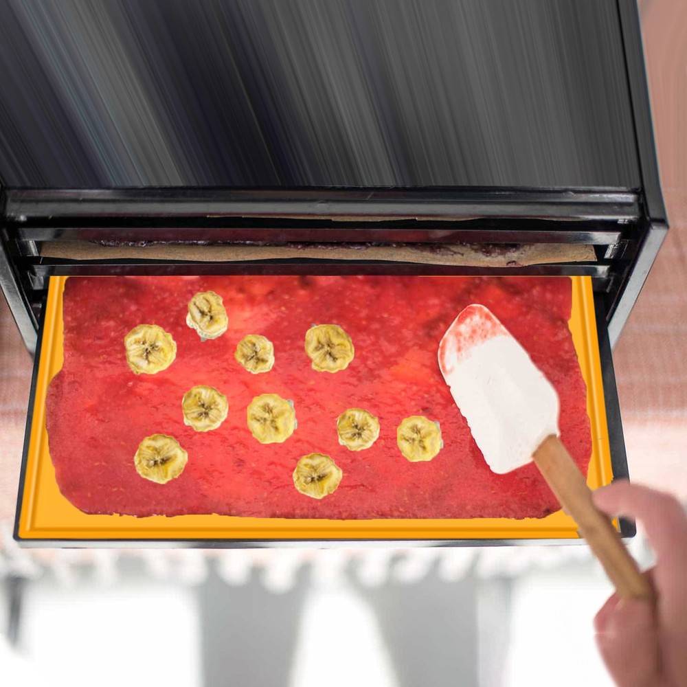 Silicone Dehydrator Sheets,Fruit Leather Silicone Dehydrator Mats with Edge