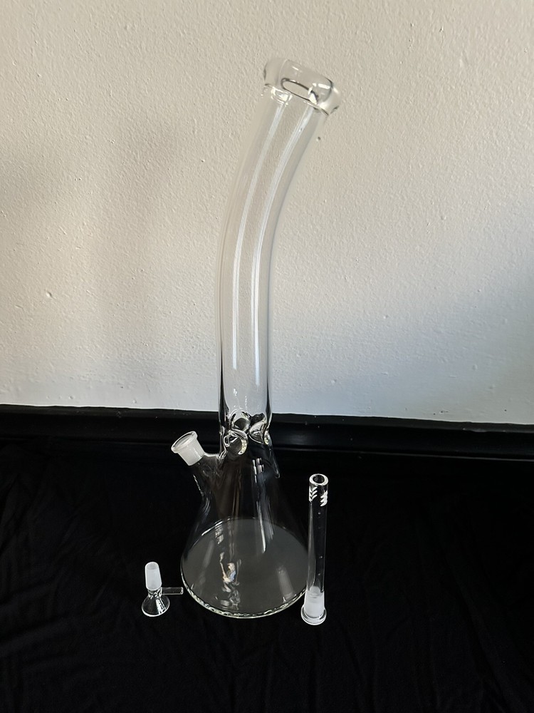 18” Hookah Water Pipe Bent Neck Beaker Bong