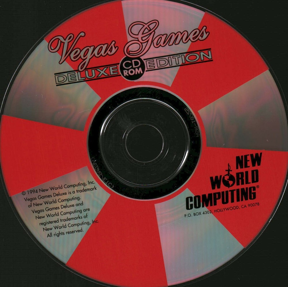 Vegas Games: Deluxe Edition (CD-ROM, 1994, New World Computing, Disc Only)