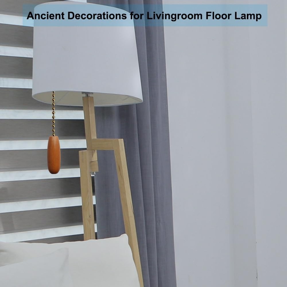 4 Pack Ceiling Fan Pull Chains 12-inch Beaded Ball Medium, Bronze