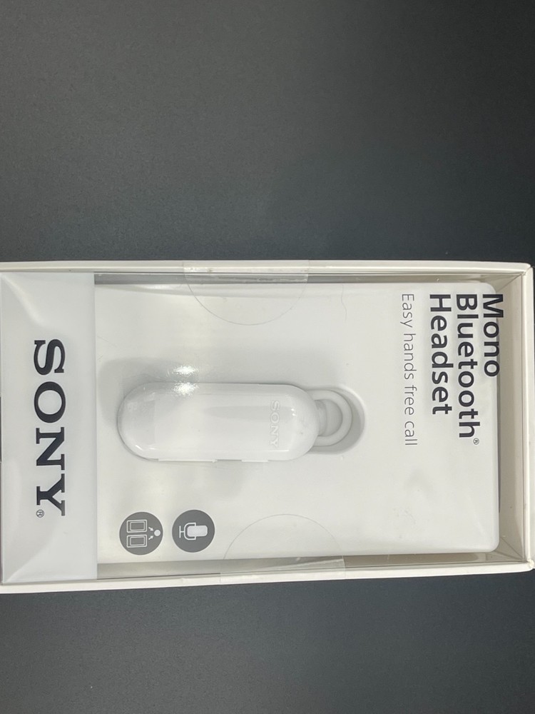 Sony MBH22 Mono Bluetooth Headset, White