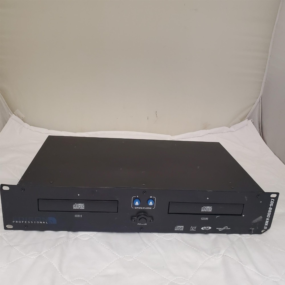 Edison Professional CDG-8800 KMK II Dual CD Player