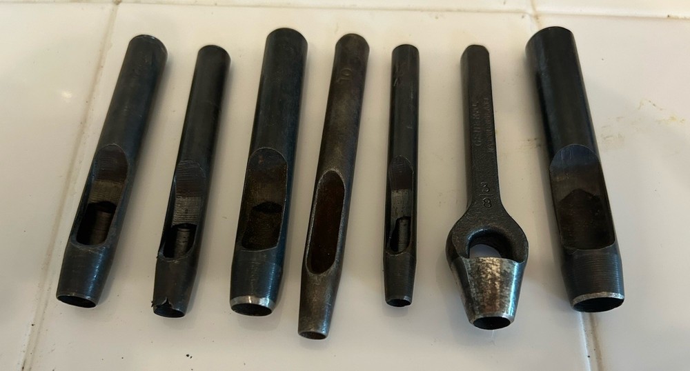 LOT OF (14) LEATHER PUNCHES