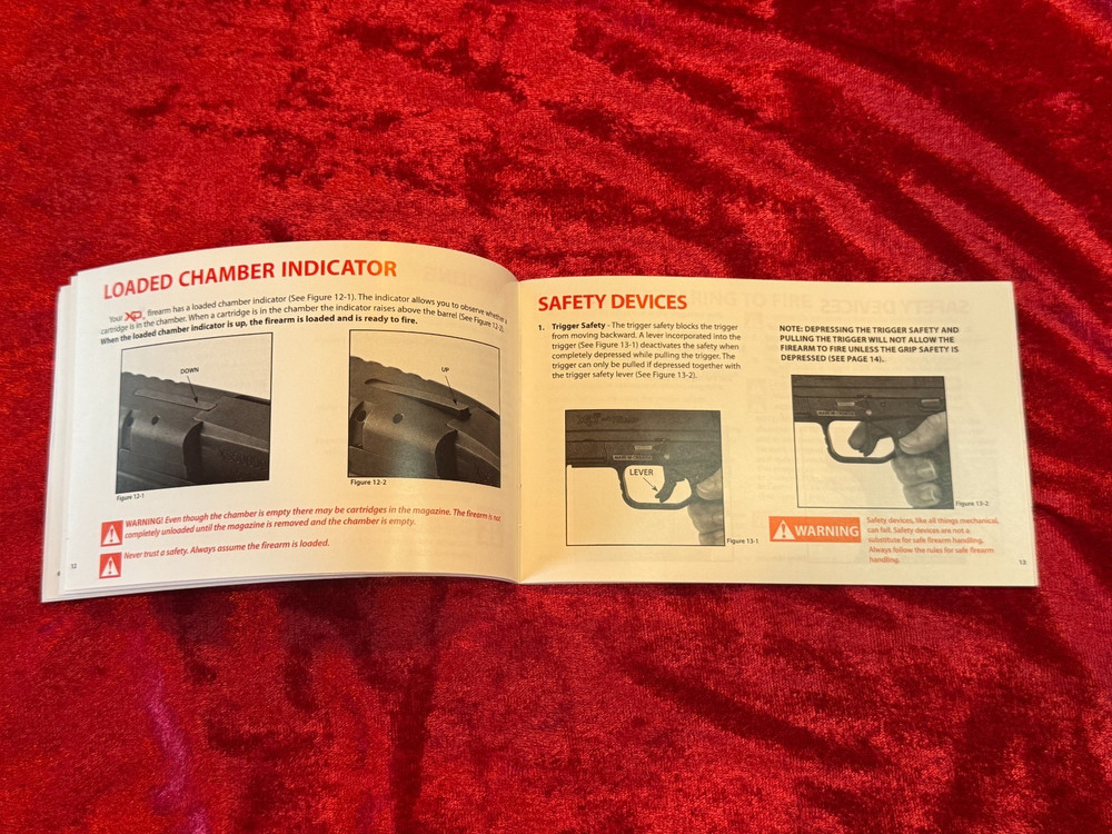 O75 - Original Springfield Model XDS Semi-Automatic Owner's Manual Oct 2013