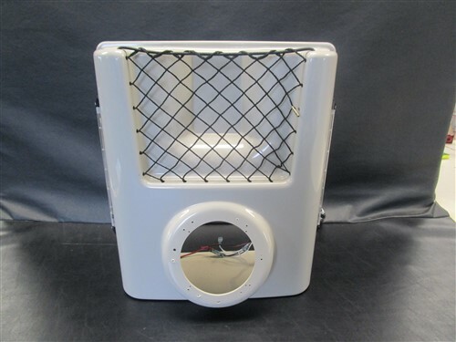 CUP HOLDER & STORAGE PANEL STATION W/ LED LIGHTS TAN MARINE BOAT