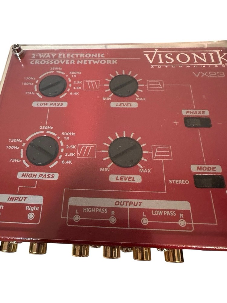 2-Way Electronic Crossover Network Visonik Autophonics VX23
