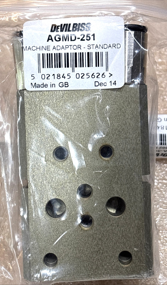 Devilbiss AGMD-251 Machine Adaptor Spray Gun DEV AGMD 251 Automatic Nib New