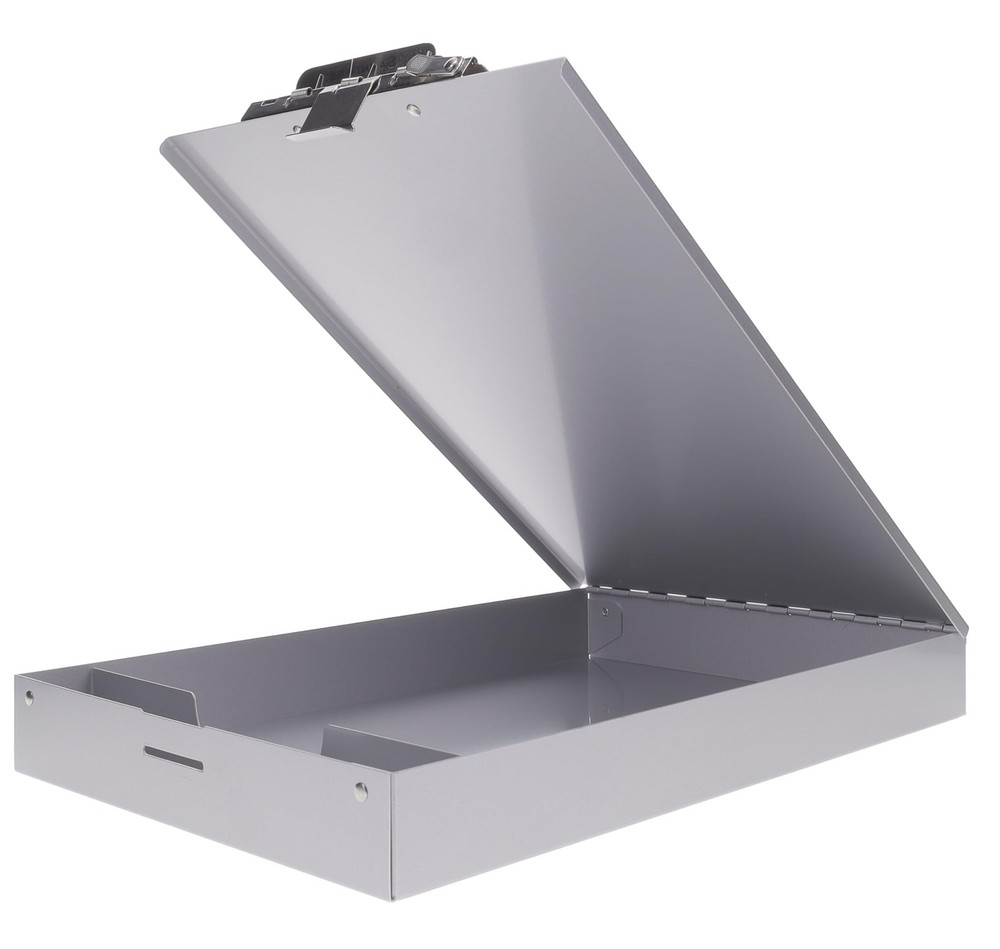 Saunders Recycled Aluminum Storage Clipboard with Self-Locking Latch – Lightw...