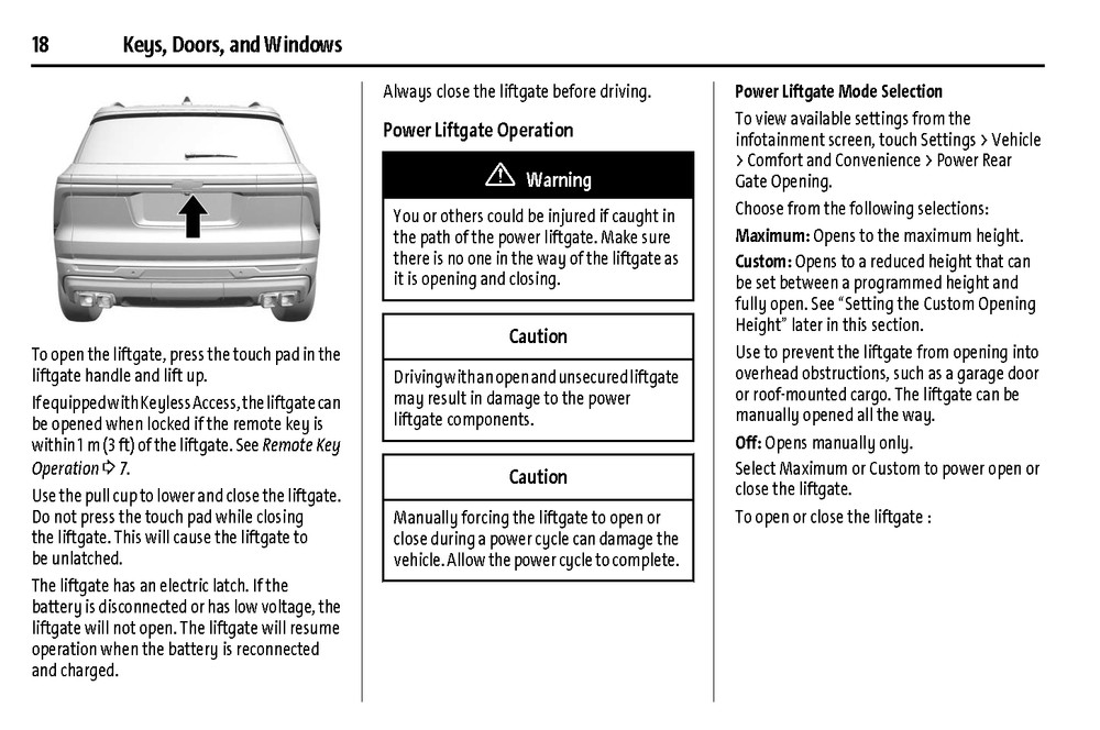 2025 Chevrolet Traverse Owners Manual User Guide Reference Operator Book