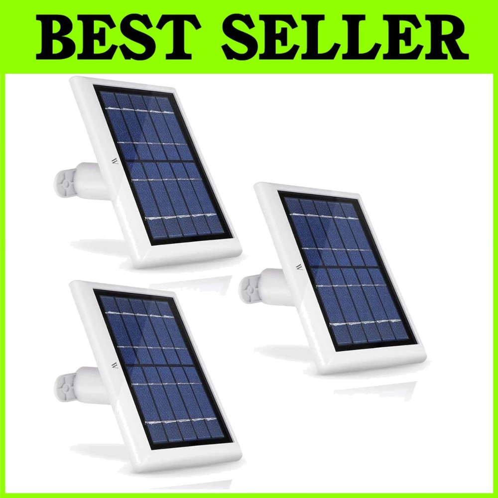 Ring Spotlight Cam Solar Panel Charger - 3 Pack