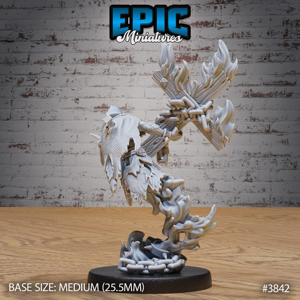 Fire Ghost B | Epic Miniatures | RPG D&D Pathfinder Wargaming