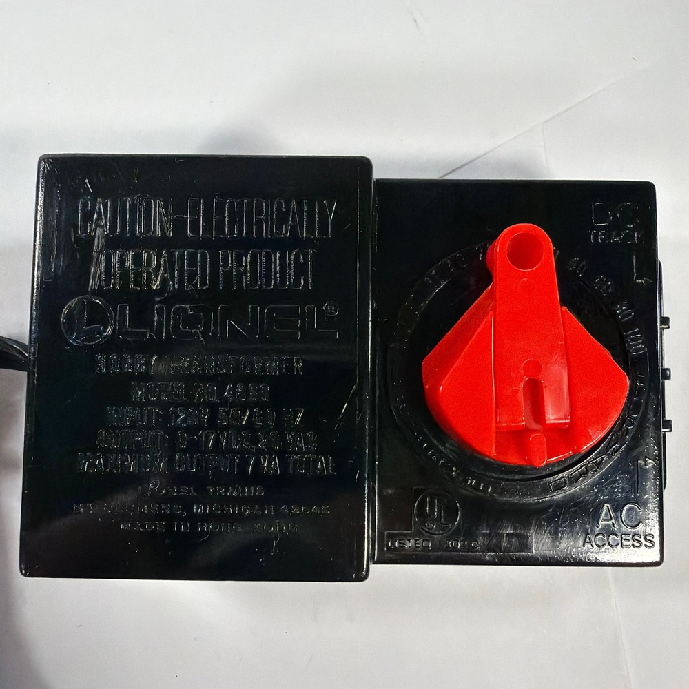 Lionel Hobby Transformer Model 4660 Train Power Controller Black Red Knob