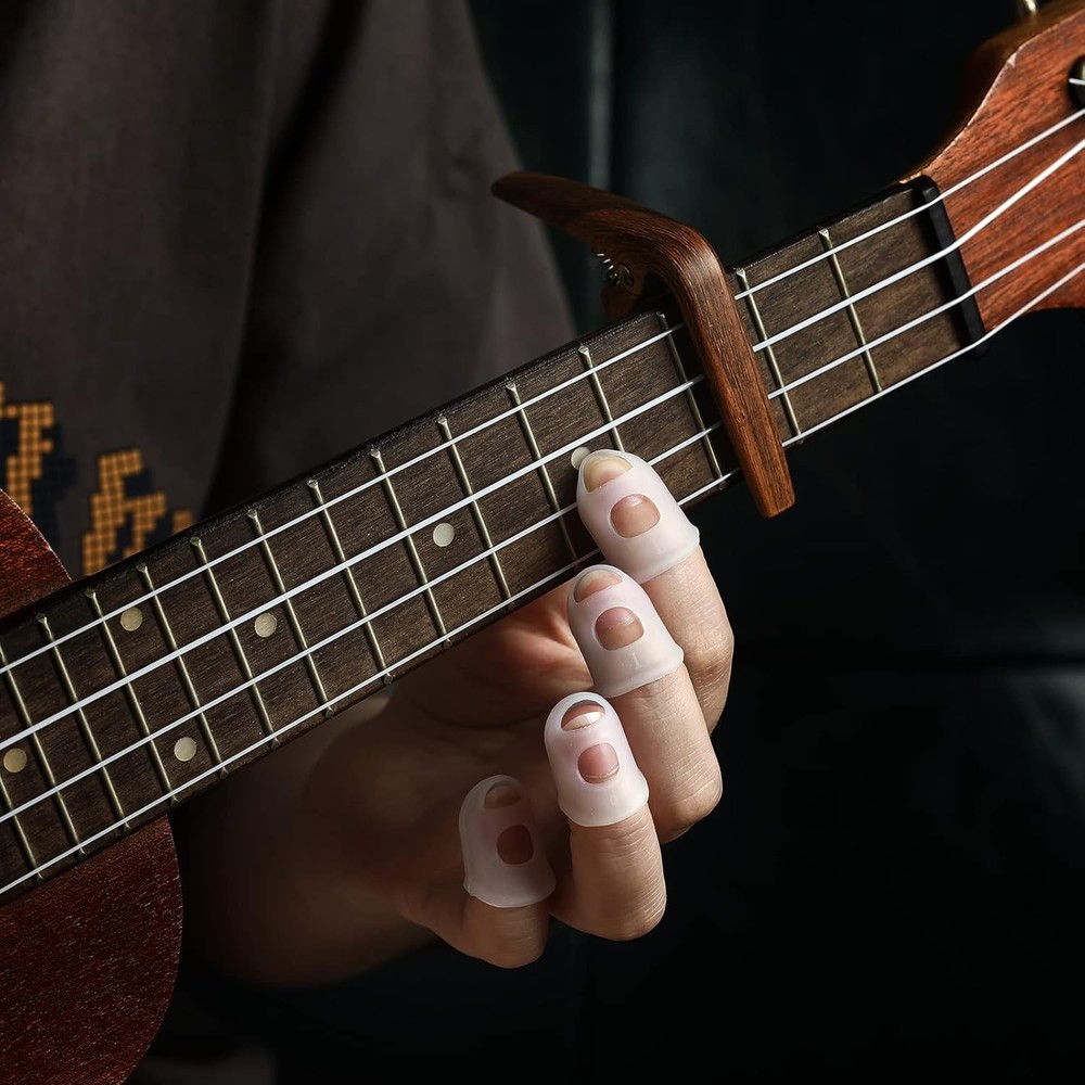 Ukulele Strings Accessories Kit, Nylon 28PCS, Walnut color