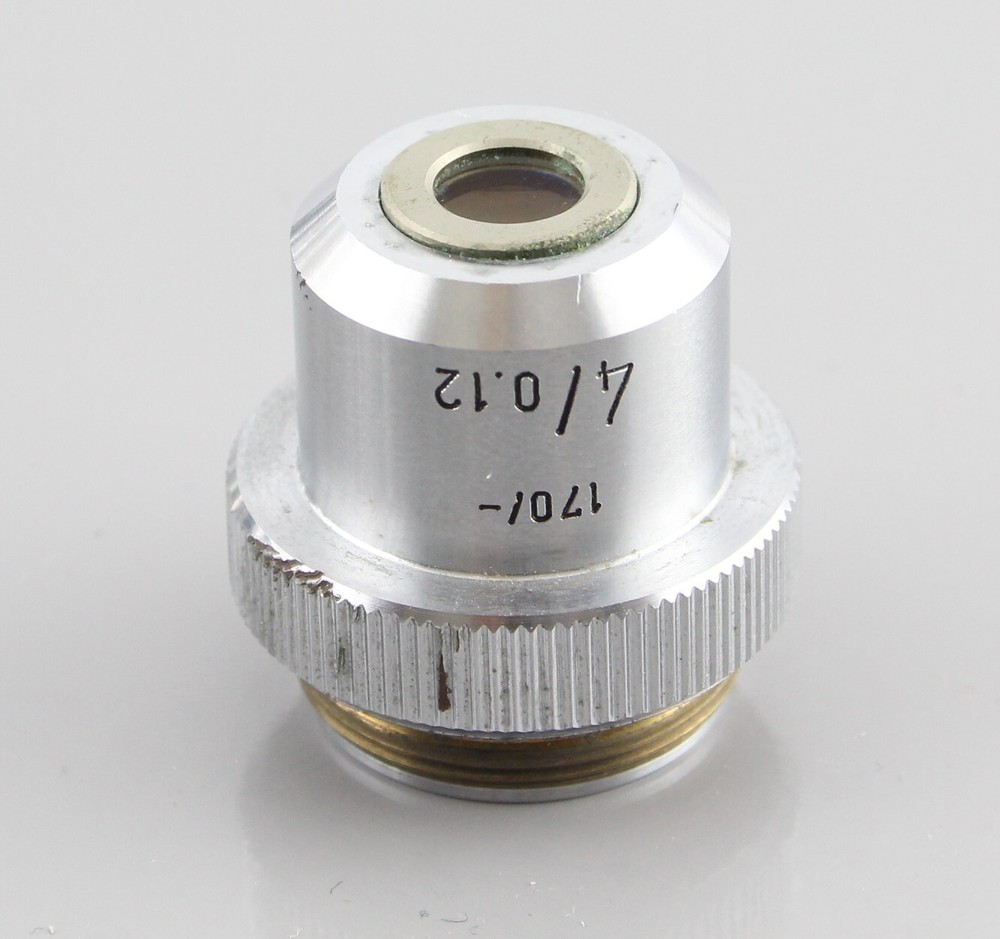Leitz 4x 0.12 170 Microscope Objective