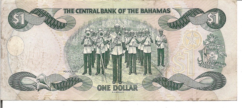 BAHAMAS, $1 ,QEII, P#57, 1996