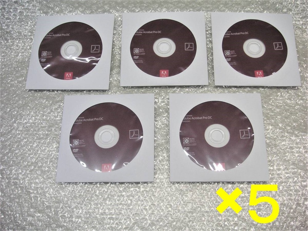 Five Sets Adobe Acrobat Pro DC 2015 release Permanent windows version