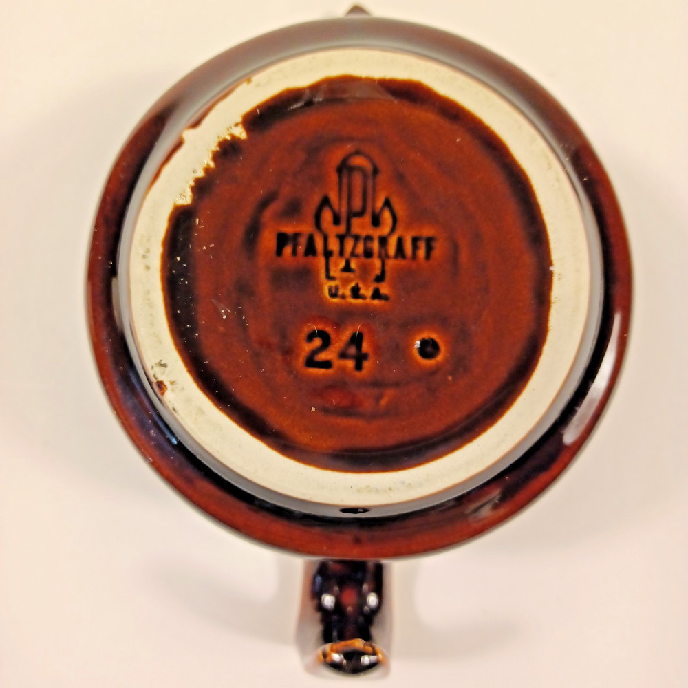 Pfaltzgraff Glazed Brown Creamer #24