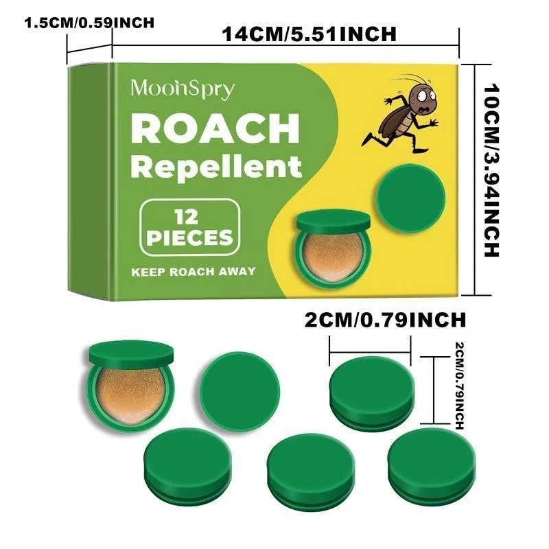 Roach Killer Cockroach Traps for Indoor & Outdoor Infestation Control(72 pieces)