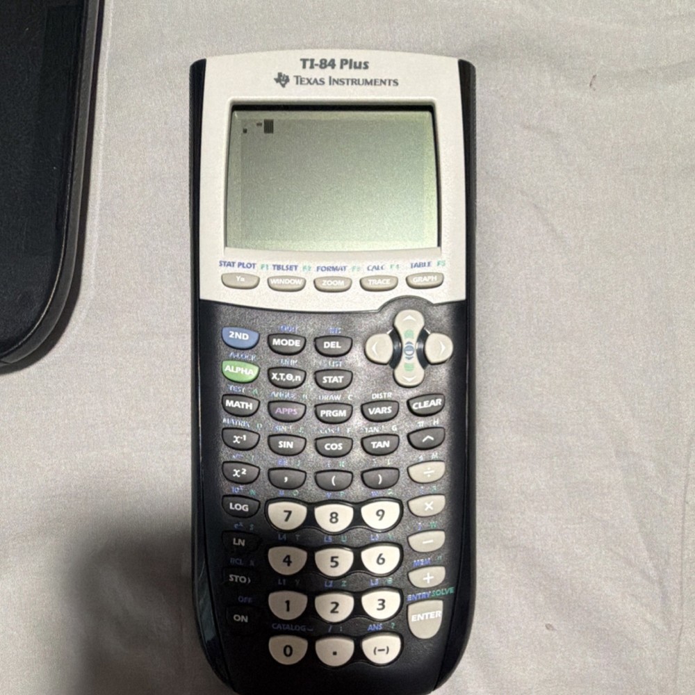 Texas Instruments TI-84 Plus Graphing Calculator Handheld LCD Display Battery
