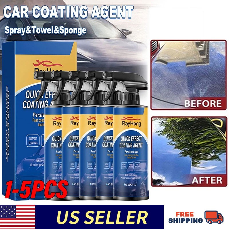 1-5pcs Quick Effect Coating Agent Multi-Functional Car Coating Spray Advanced