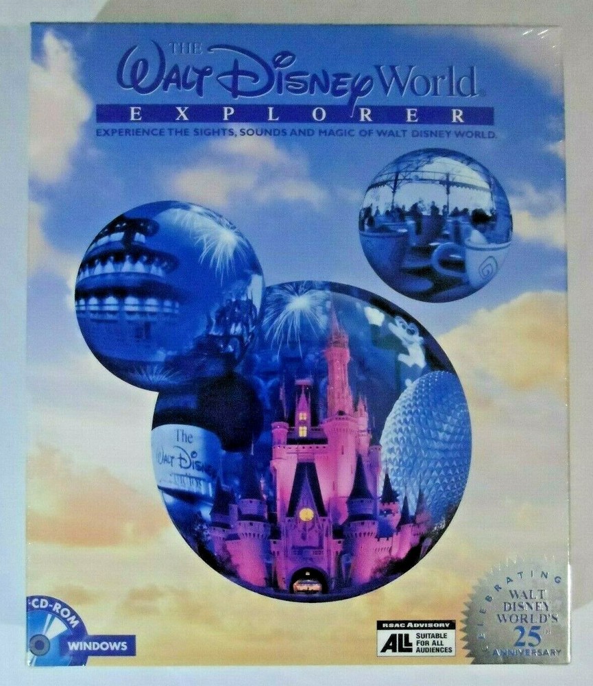 NEW SEALED - The Walt Disney World Explorer Computer Software (PC, CD-ROM)