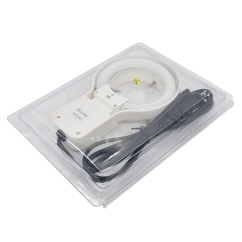 Stereo Microscope 8W Fluorescent Ring Lamp Light Illuminator 64mm Inner Diameter