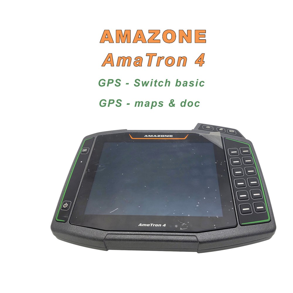 Amazone Amatron 4 ISOBus Terminal CABus GPS Switch basic maps doc NI330