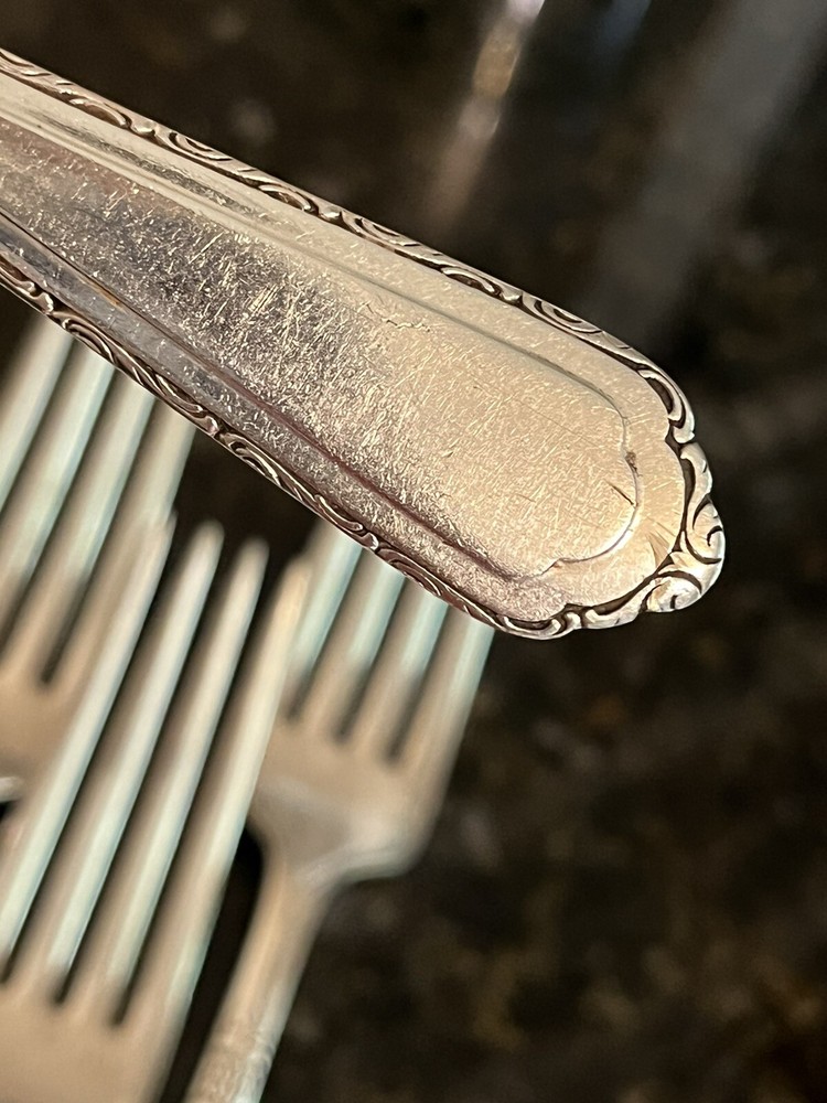 CROMWELL 7 Silverplate A1 Dinner Forks 7 5/8” No Monograms