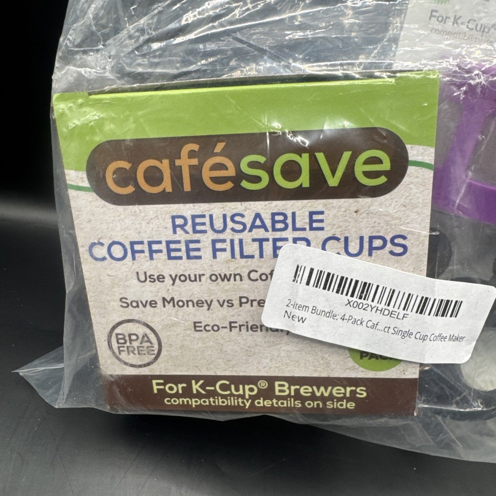 2pkPerfect Pod Single Serve Value Pack Reusable Filter Cup & EZ-Scoop For K-Cup
