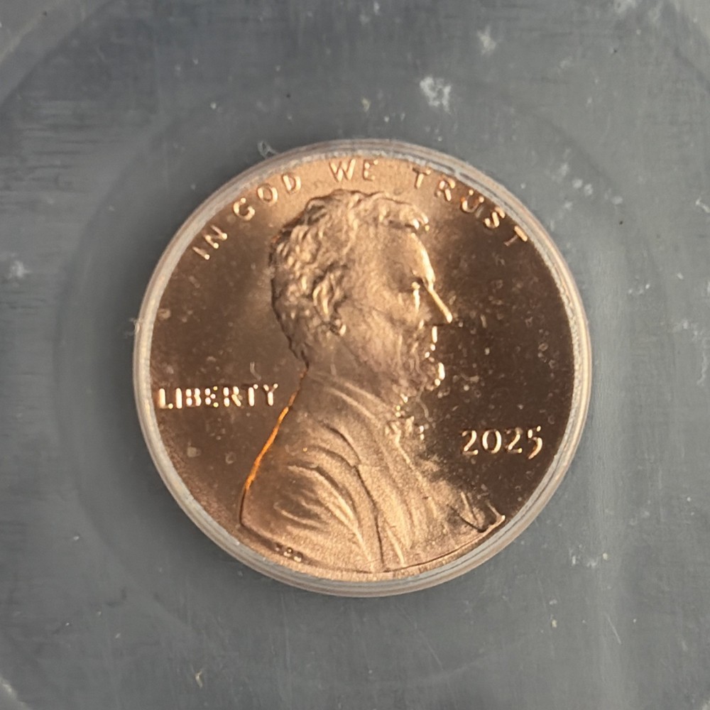 2025 Lincoln Shield Cent - Uncirculated - ICG MS66 RD - 1C
