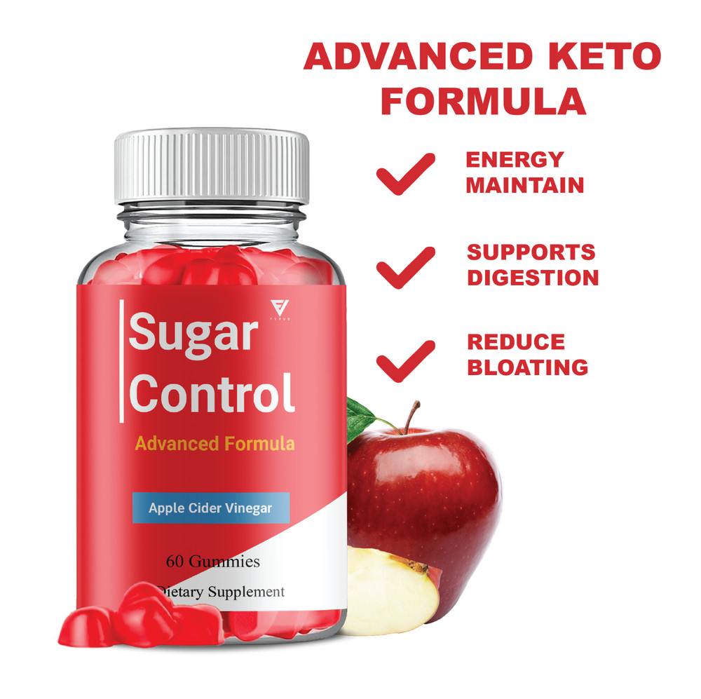 (2 Pack) Sugar Control Keto Gummies, SugarControl Keto ACV Support (120 Gummies)