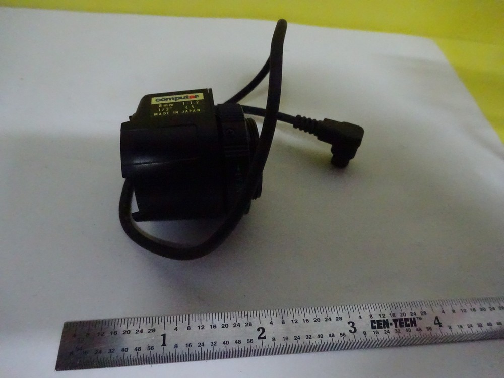 MICROSCOPE PART OPTICAL COMPUTAR 8 mm TV LENS CAMERA OPTICS AS IS BIN#P7-14