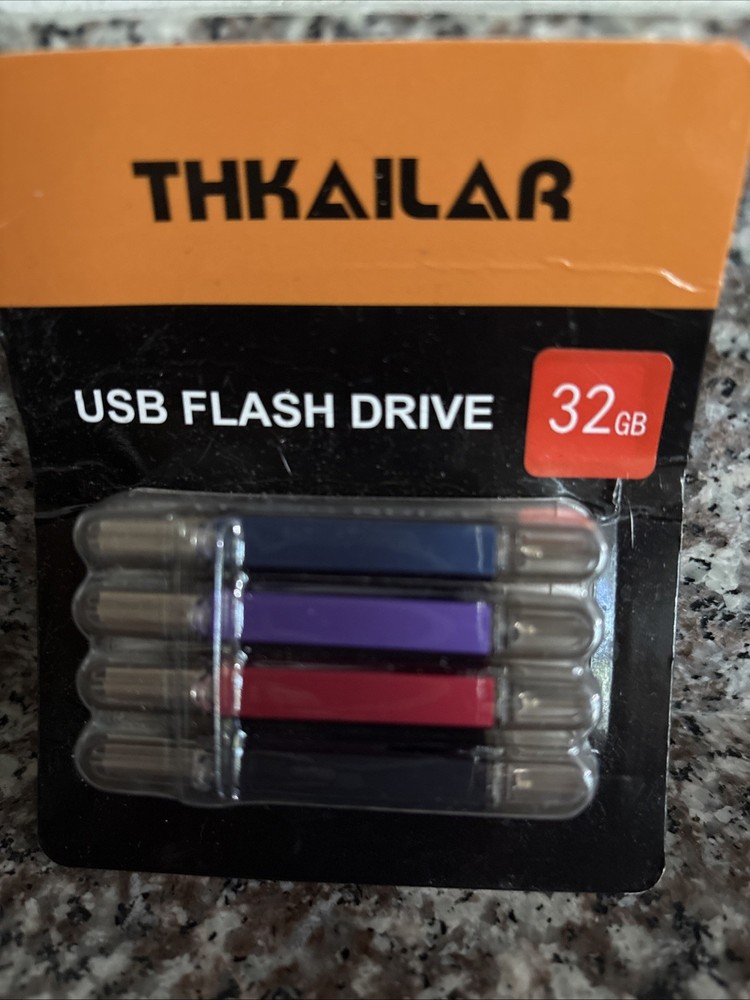 THKAILAR 4 Pack USB Flash Drive 32 Gb